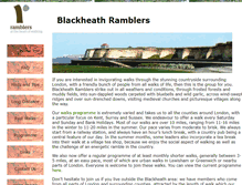 Tablet Screenshot of blackheathramblers.org.uk